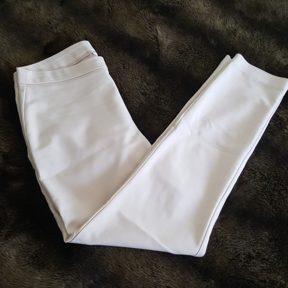 bar III Blush Pink Flat Front Ponte Pant Sz 4